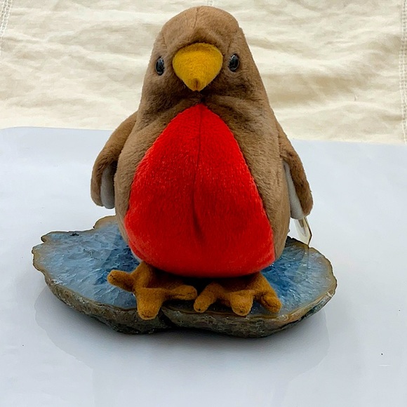 Ty Other - Retired 1997 “Early” The Red Breasted Robin Beanie Baby. Tush Tag Error